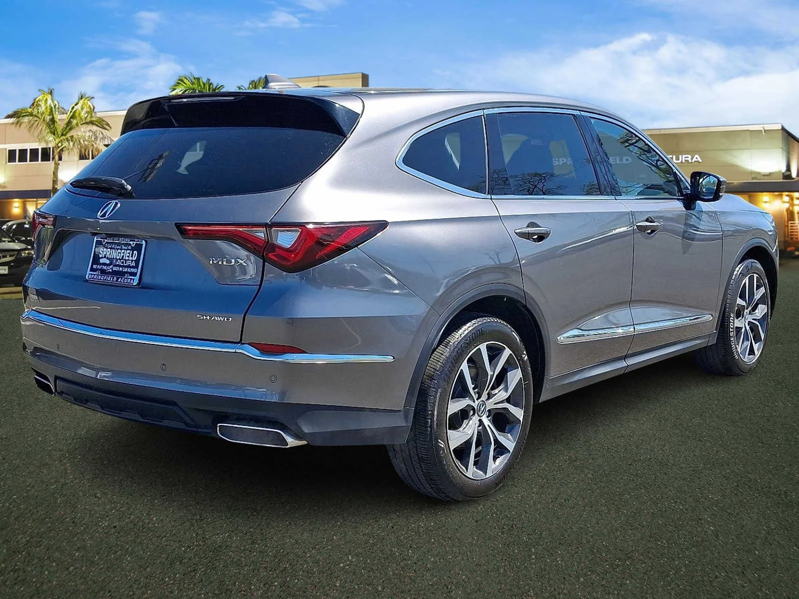 Certified Used 2023 Liquid Carbon Metallic Acura SH-AWD TECH image 7