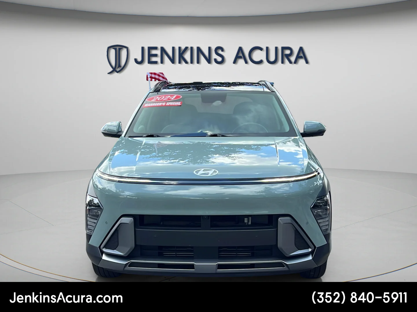 Used 2024 Mirage Green Hyundai Limited image 8
