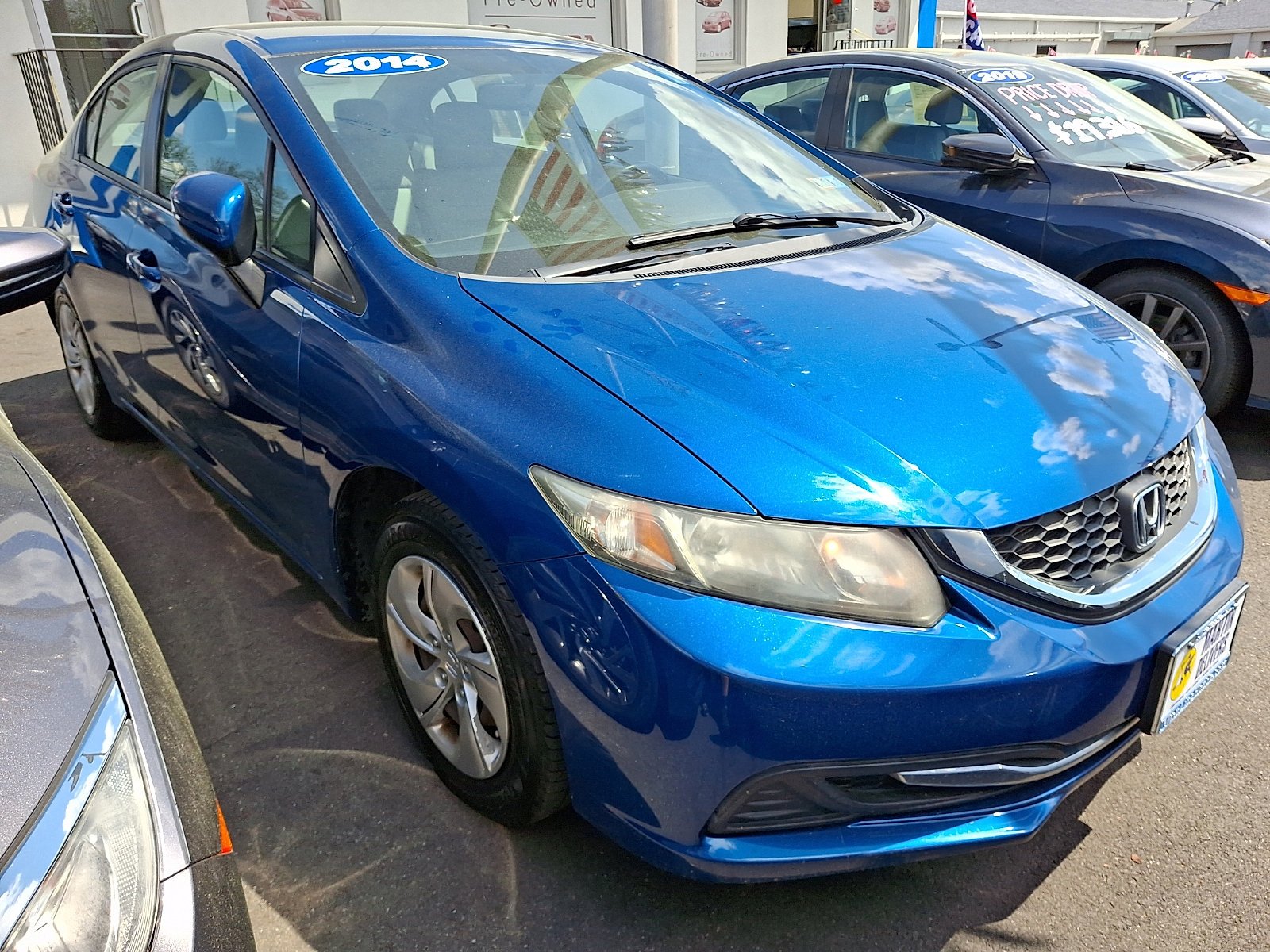 Used 2014 Honda Civic LX with VIN 2HGFB2F50EH543873 for sale in Ardmore, PA