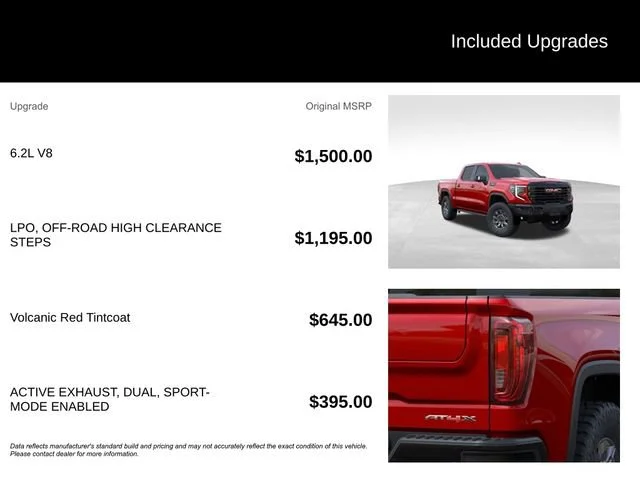 New 2026 Volcanic Red Tintcoat GMC AT4X image 5