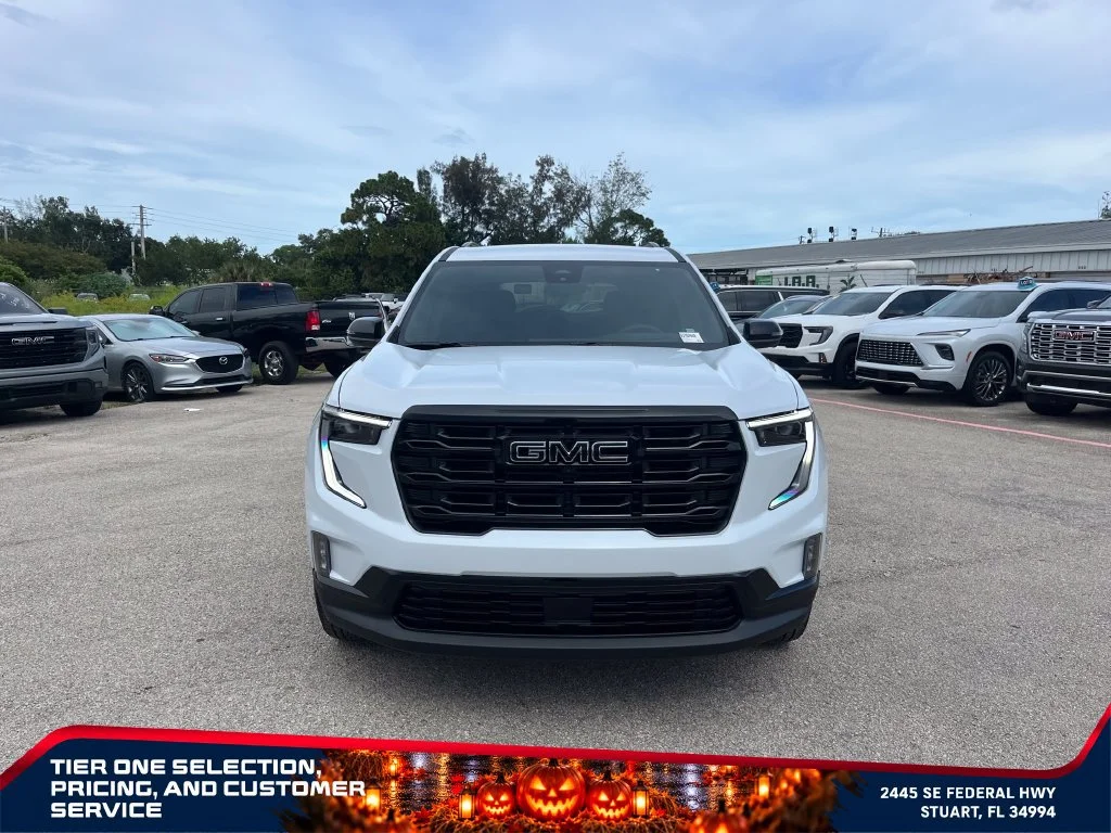 New 2027 Glacier White Tricoat GMC Elevation image 3
