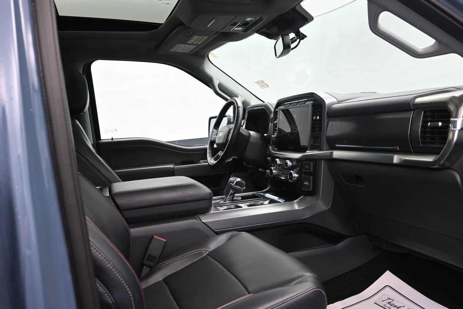 Used 2023 Azure Gray Metallic Tri-Coat Ford LARIAT image 13