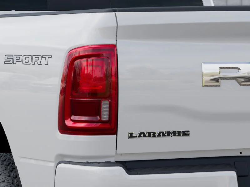 New 2027 Bright White Clear-Coat Exterior Paint RAM Laramie image 5