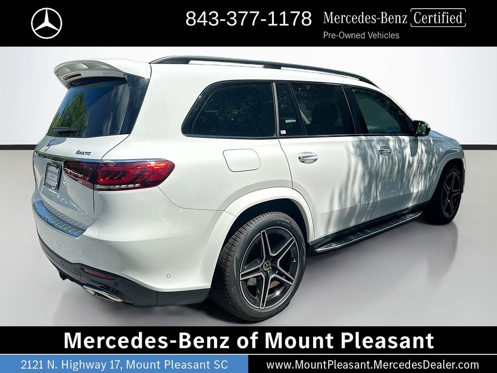Certified Used 2023 White Mercedes-Benz GLS 580 image 5