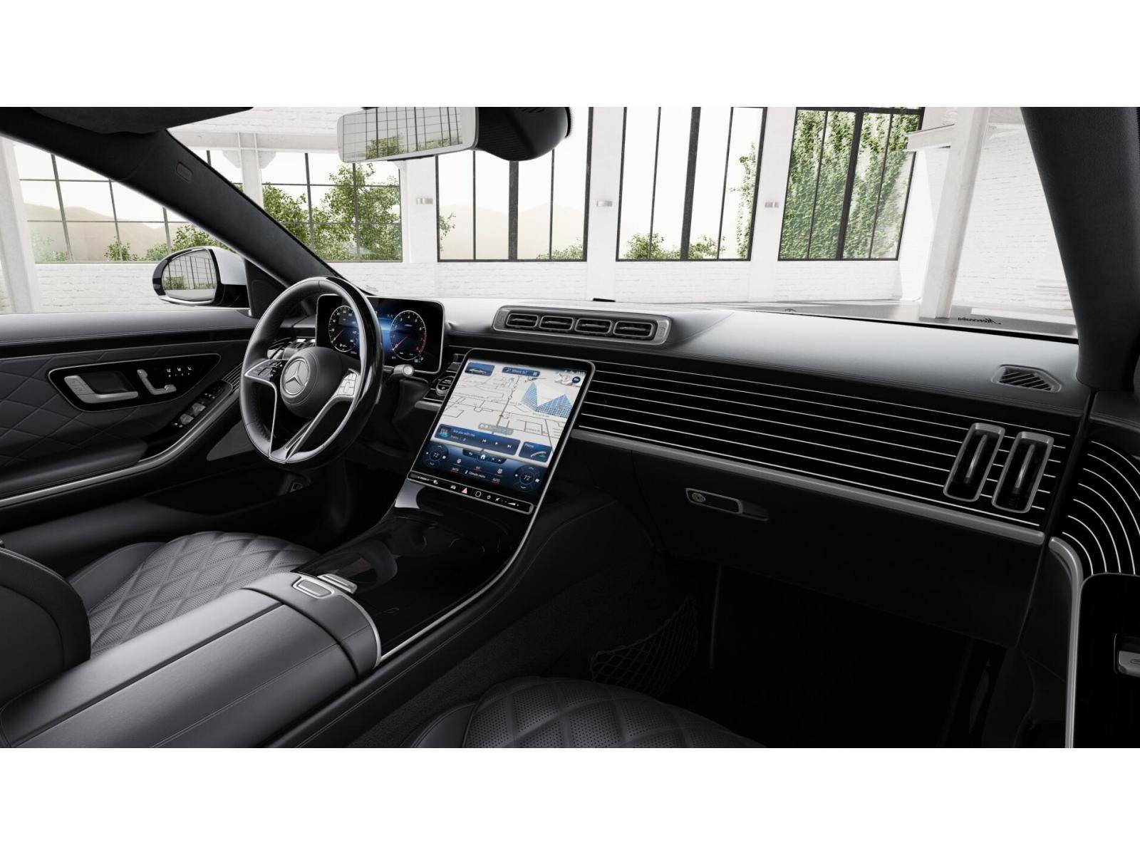 New 2026 MANUFAKTUR Moonlight White Metallic Mercedes-Benz S 580 image 6