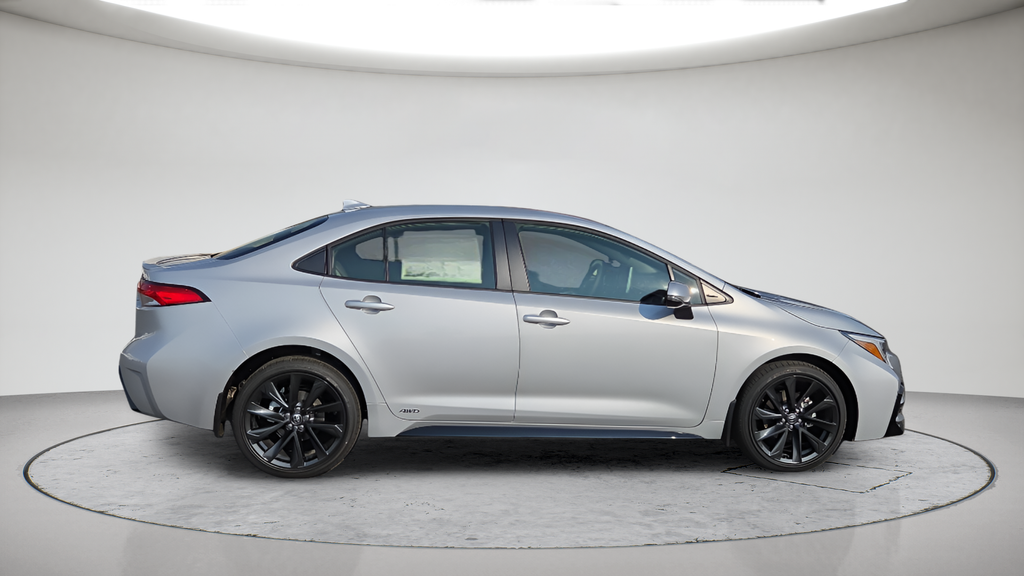 New 2026 Classic Silver Metallic Toyota Hybrid SE image 4