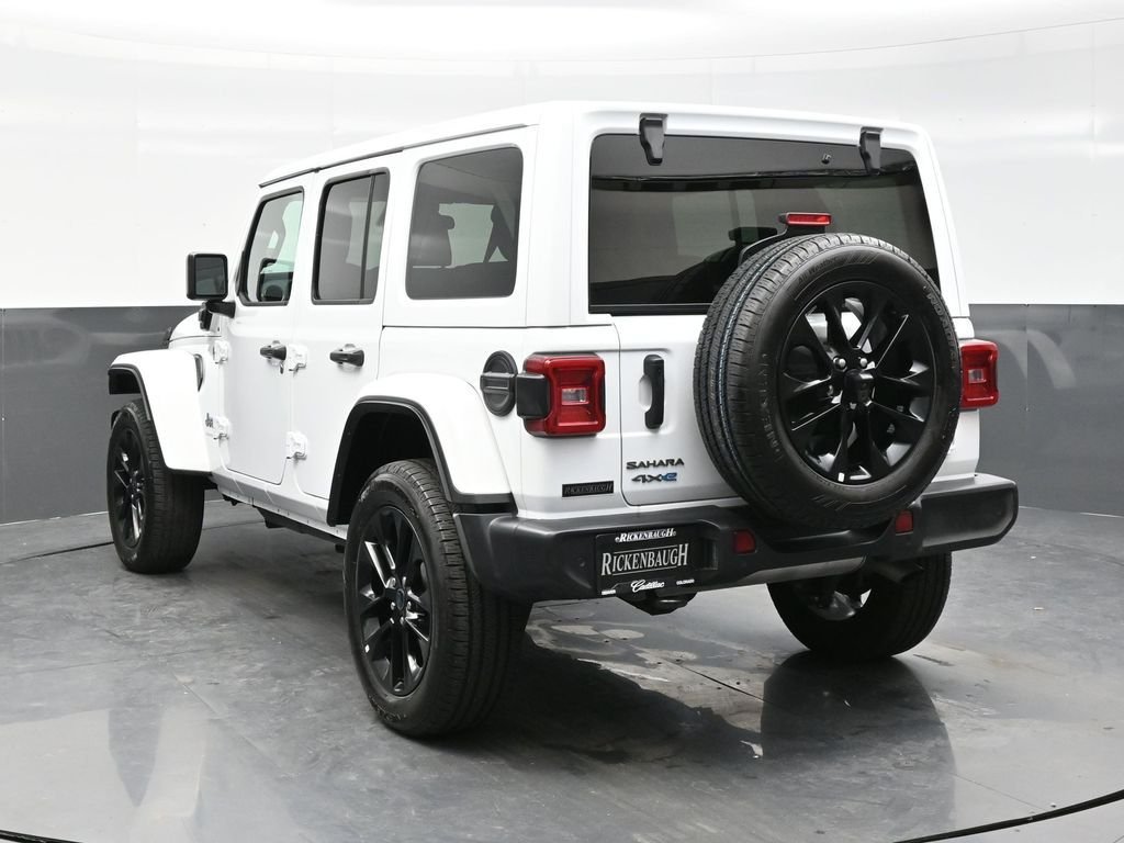 Used 2025 White Jeep Sahara 4xe image 5