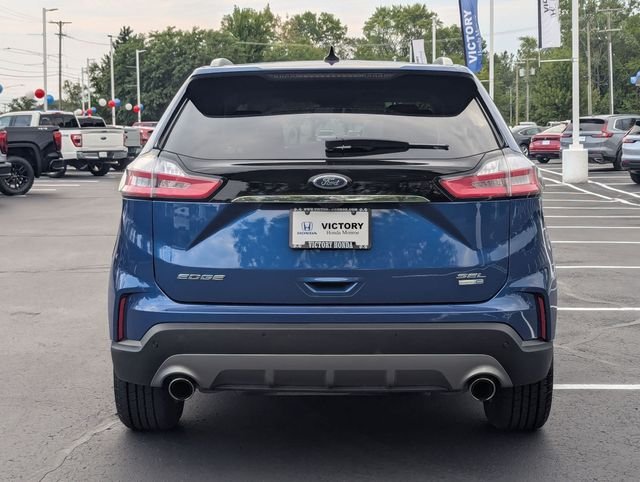 Used 2020 Atlas Blue Metallic Ford SEL image 8