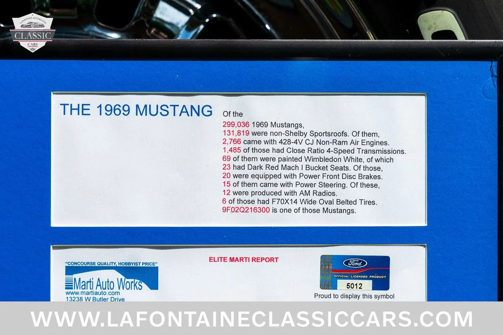 Used 1969 White Ford Mach 1 image 75