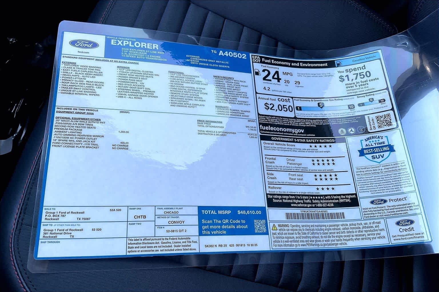 New 2026 Carbonized Gray Metallic Ford ST-Line image 19