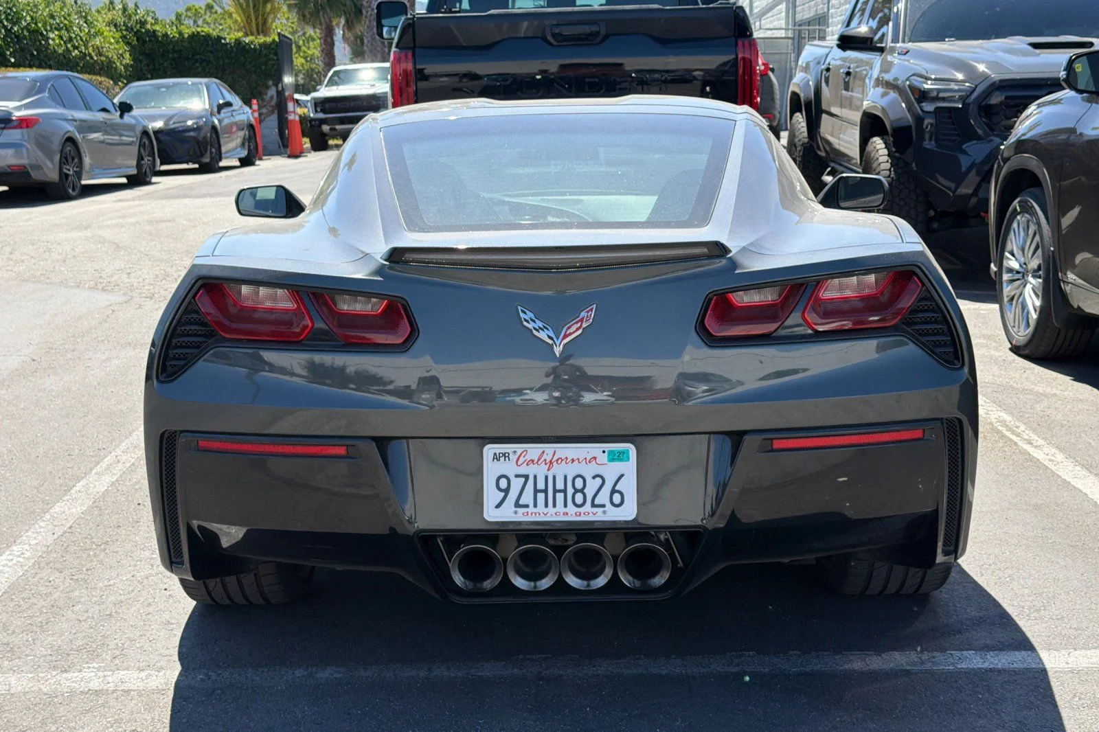 Used 2017 Gray Chevrolet Stingray Z51 image 6