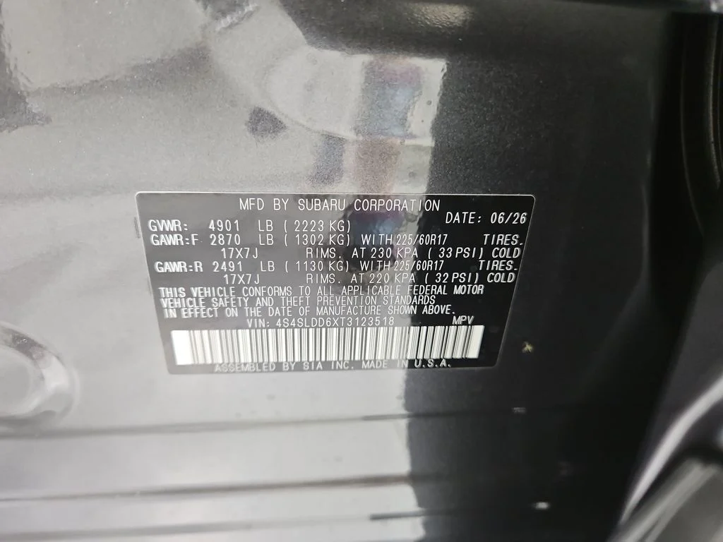 New 2026 MAGNETITE GRAY METALLIC Subaru Premium image 29