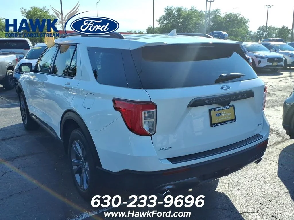 Certified Used 2023 White Metallic Ford XLT image 5