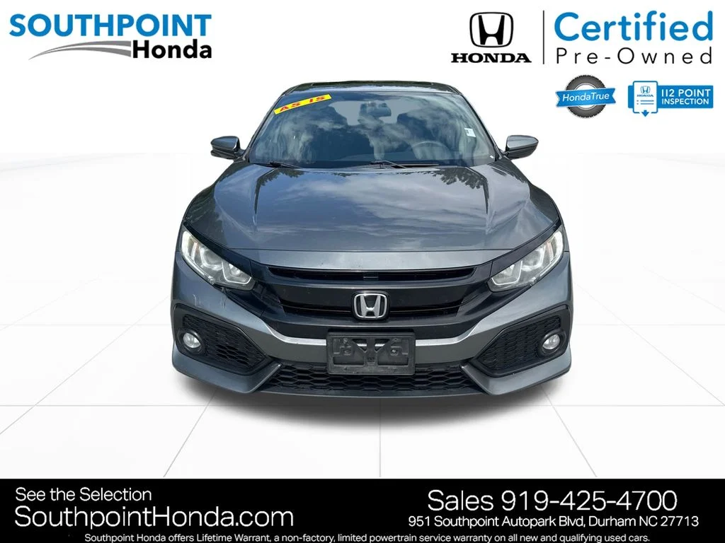 Certified Used 2018 Polished Metal Metallic Honda EX image 2