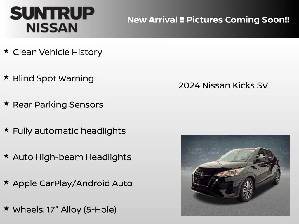 Certified Used 2024 Black Nissan SV image 5