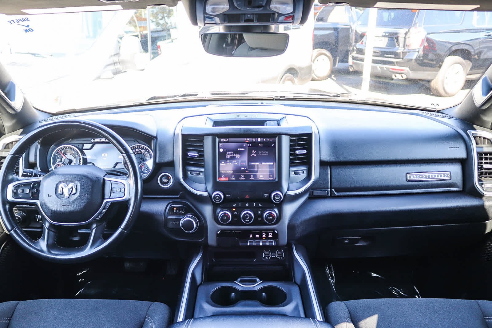 Used 2022 Diamond Black Crystal Pearlcoat Ram Big Horn image 13