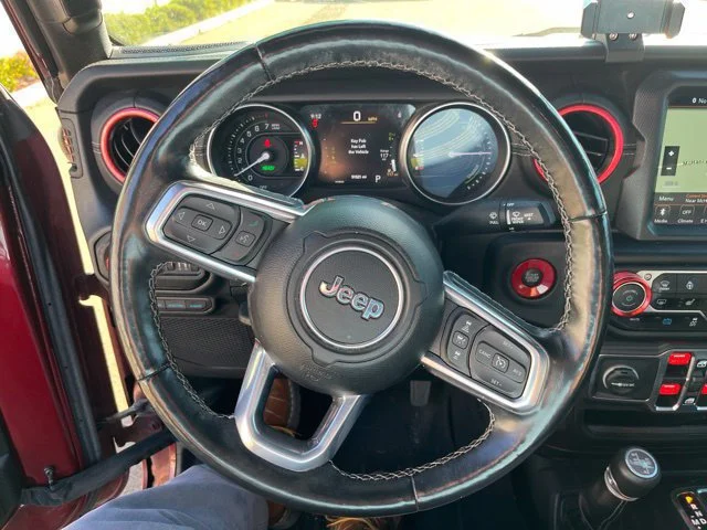 Used 2021 Snazzberry Pearlcoat Jeep Unlimited Sahara image 18