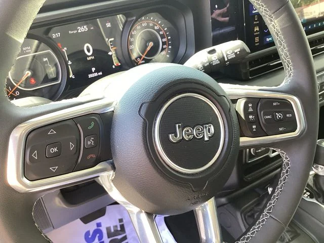 Certified Used 2025 Bright White Clearcoat Jeep Sahara image 12