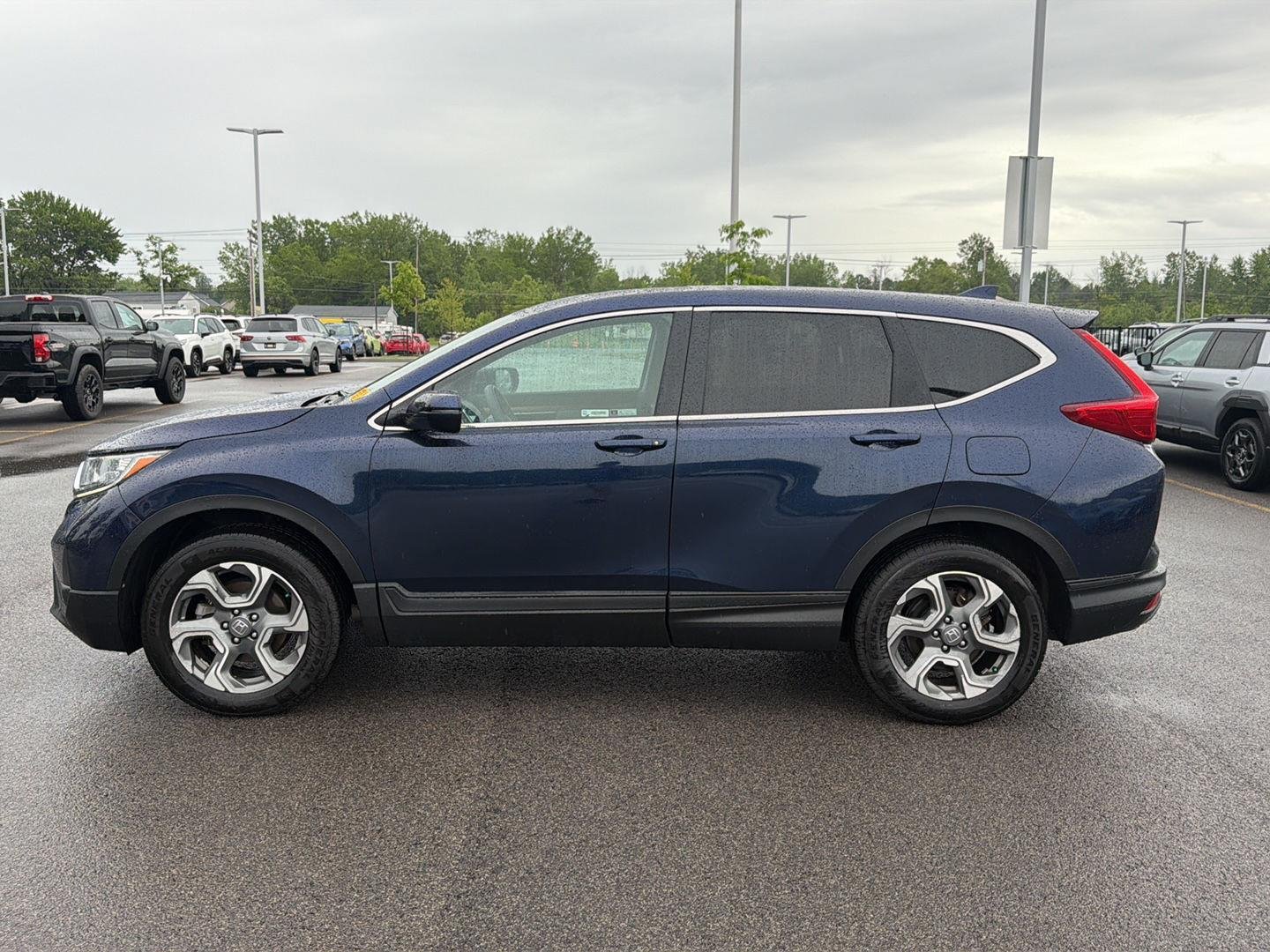 Used 2019 Obsidian Blue Pearl Honda EX image 7