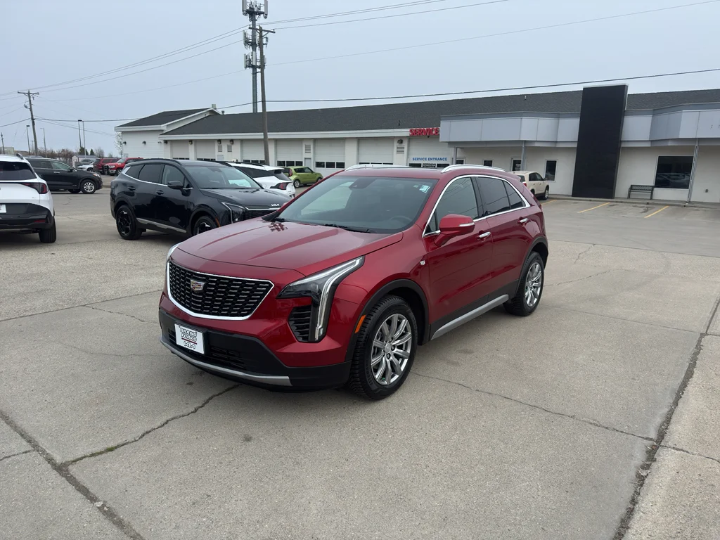 Used 2023 Radiant Red Tintcoat Cadillac AWD Premium Luxury image 2