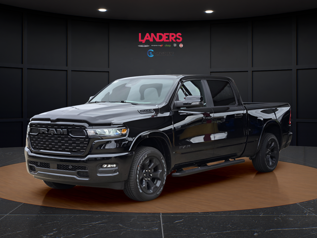 New 2026 Diamond Black Crystal Pearl-Coat Exterior Paint RAM Big Horn/Lone Star image 1