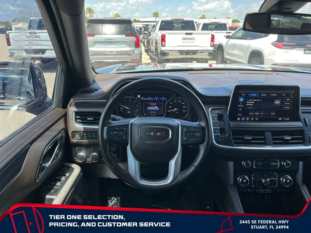 Used 2021 MIDNIGHT BLUE METALLIC GMC SLT image 14