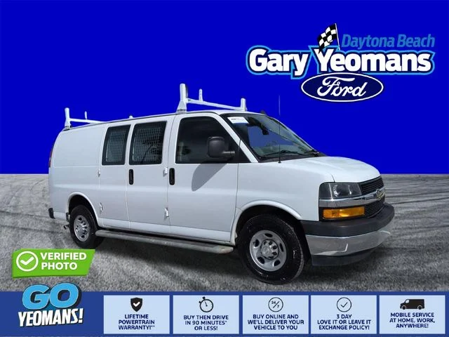 Certified Used 2021 Summit White Chevrolet Work Van image 1
