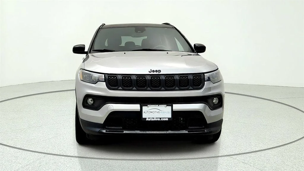 Used 2023 Billet Silver Metallic Clearcoat Jeep Altitude 4x4 Special Edition w/ Sun & Sound Group image 2