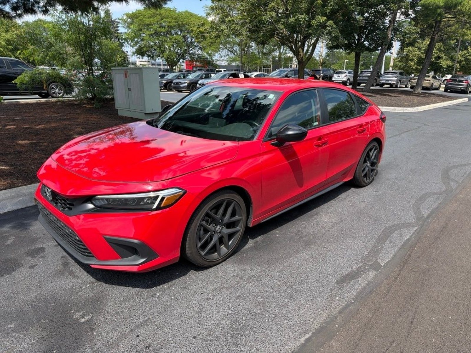 Certified Used 2024 Rallye Red Honda Sport image 6