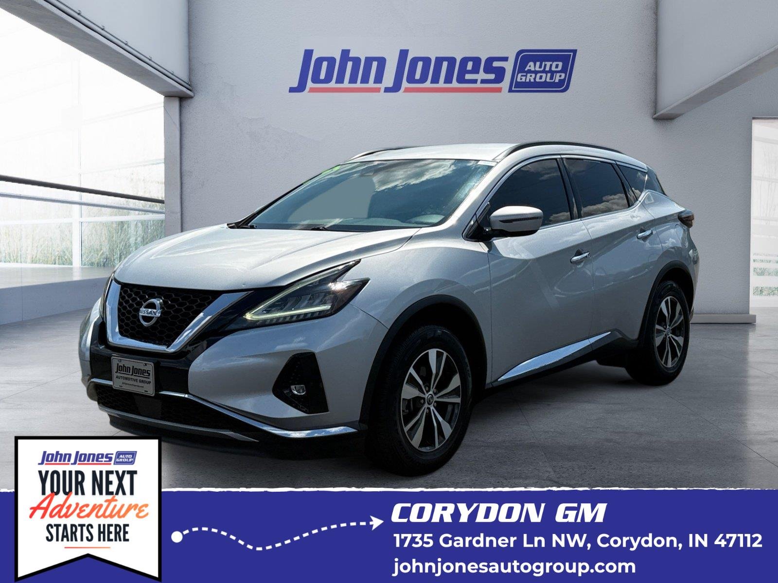 Used 2021 Brilliant Silver Metallic Nissan SV image 1