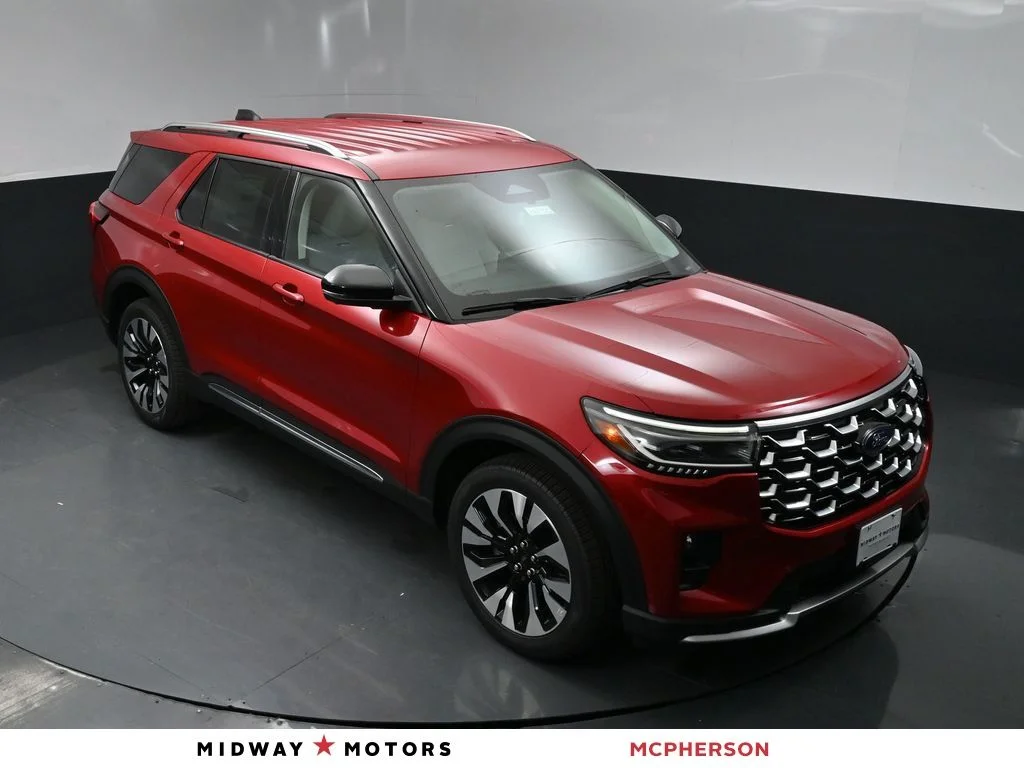 New 2026 Red Ford Platinum image 1