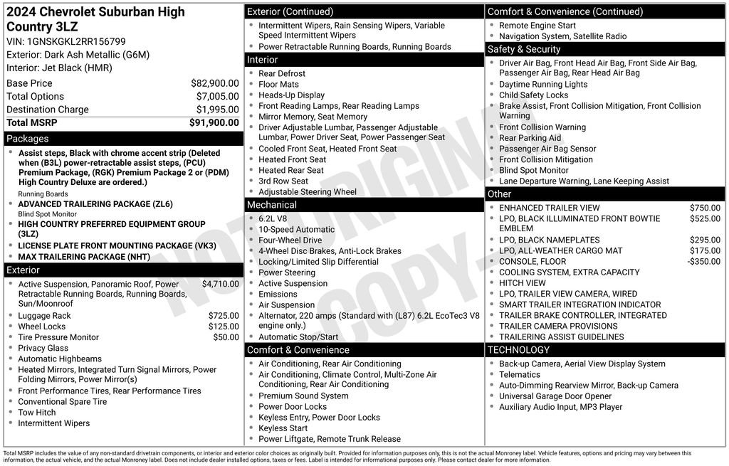 Used 2024 Gray Chevrolet High Country image 7