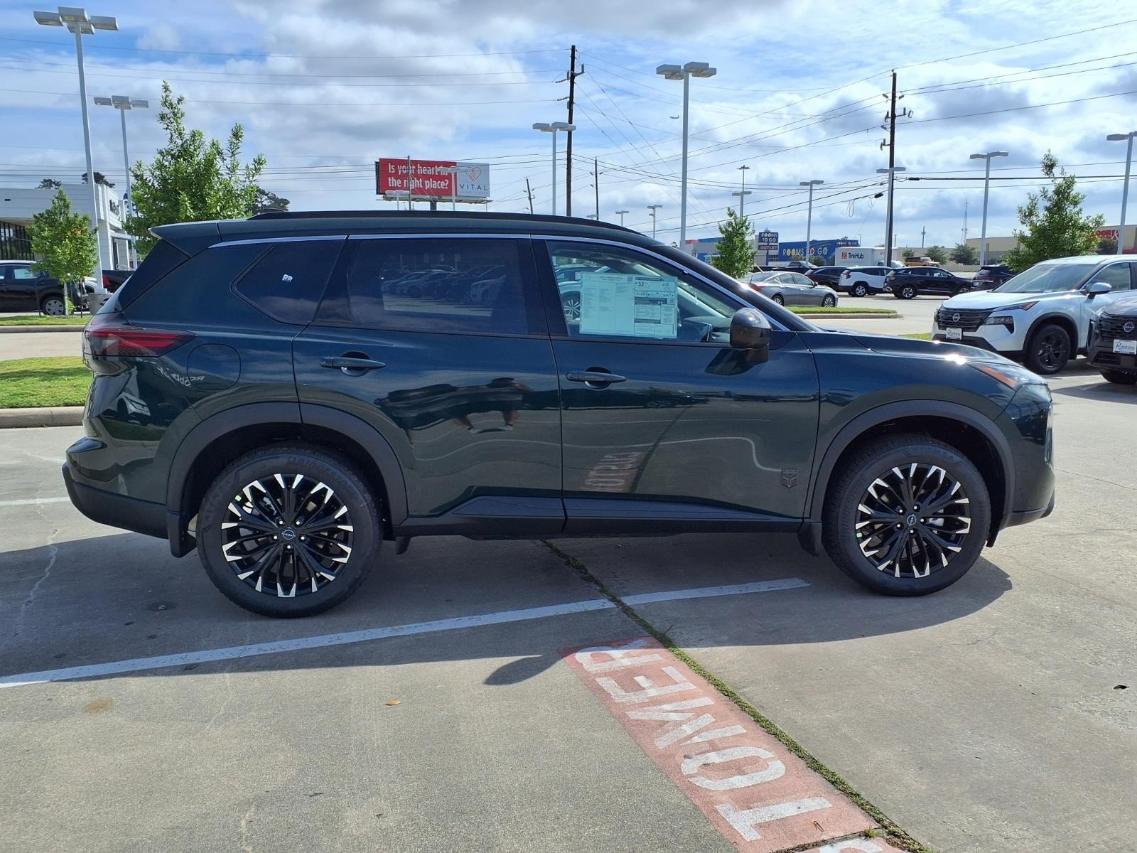2026 Nissan Rogue Dark Armor™ Green at Robbins Nissan