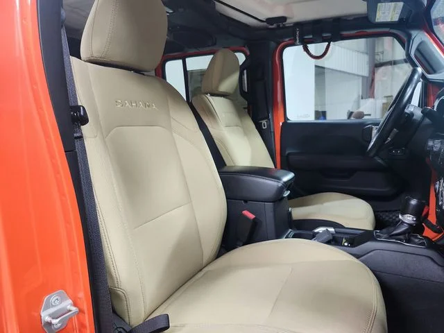 Used 2018 Orange Jeep Unlimited Sahara image 44
