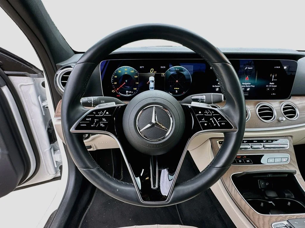 Certified Used 2022 Polar White Mercedes-Benz E 350 image 11