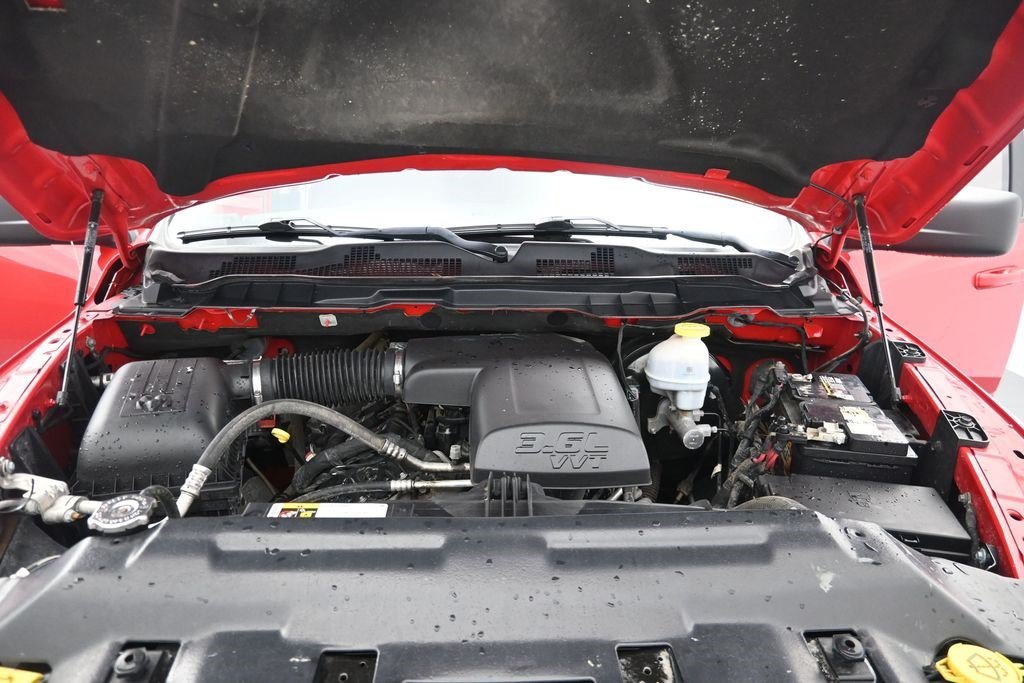 Used 2021 Flame Red Clearcoat Ram SLT image 11