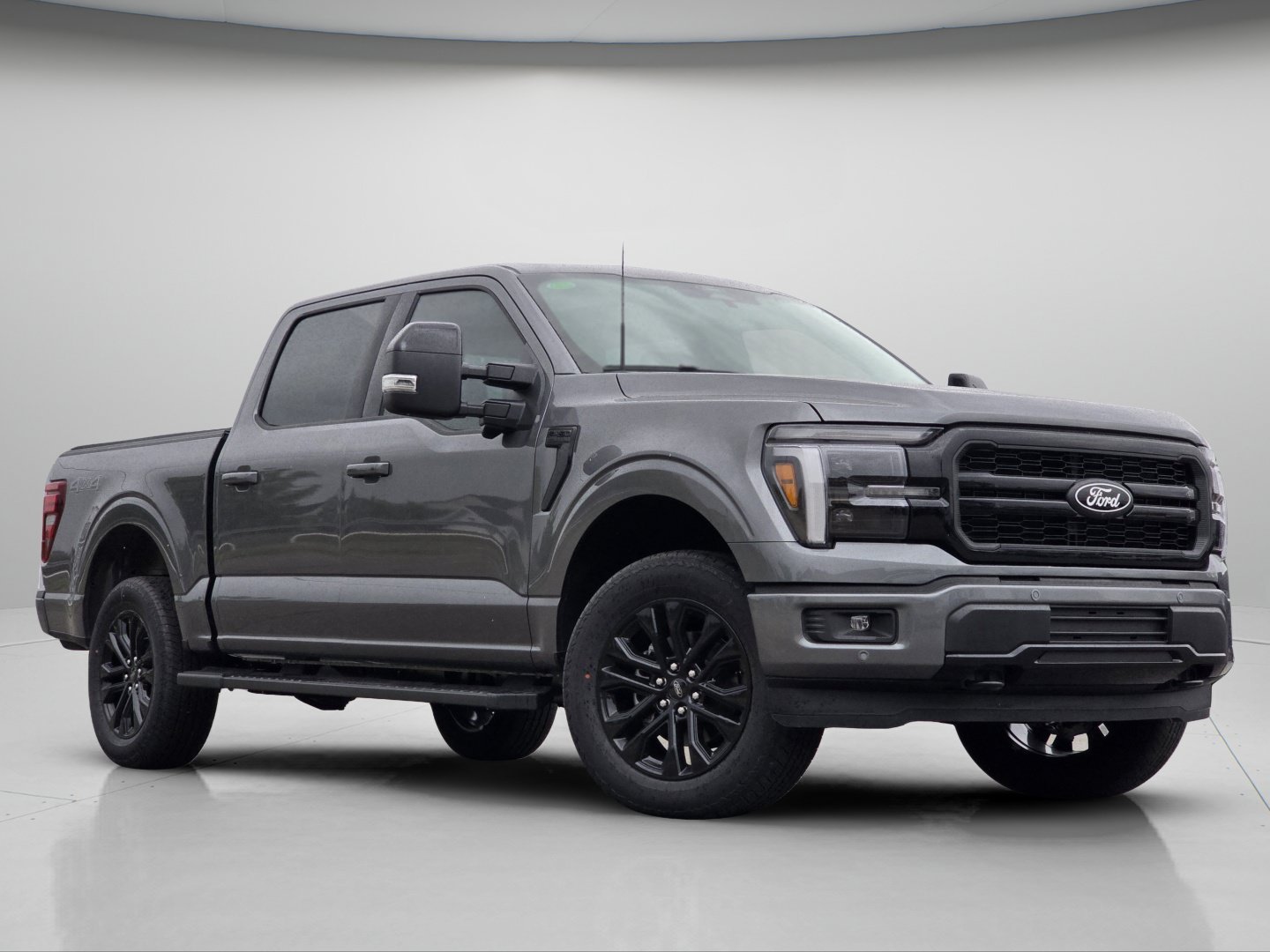 New 2026 Carbonized Gray Metallic Ford LARIAT image 2