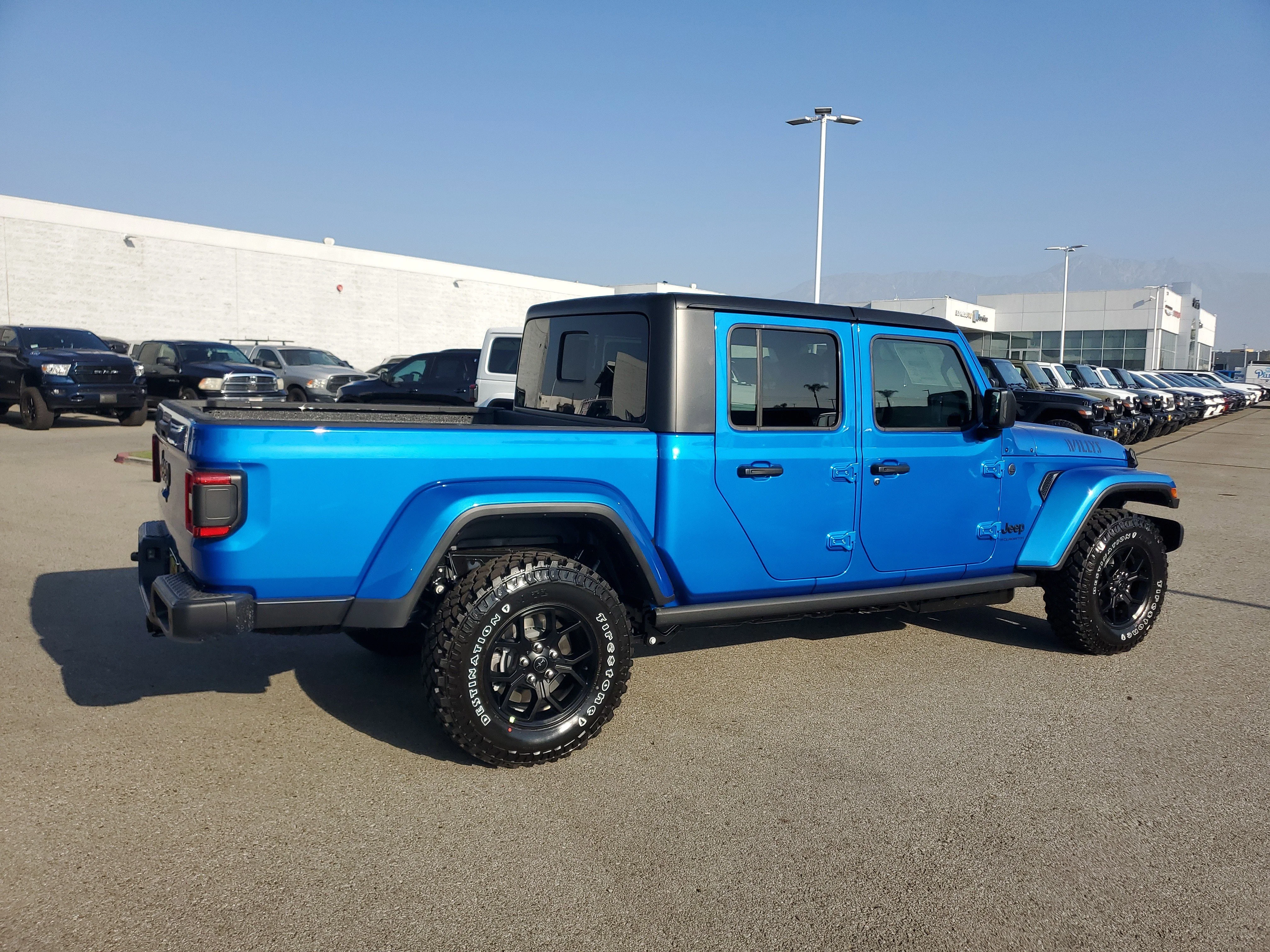New 2026 Hydro Blue Pearl-Coat Exterior Paint Jeep Willys image 3