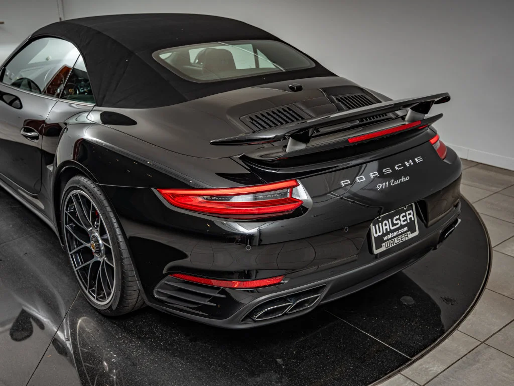 Used 2017 Black Porsche Turbo image 24