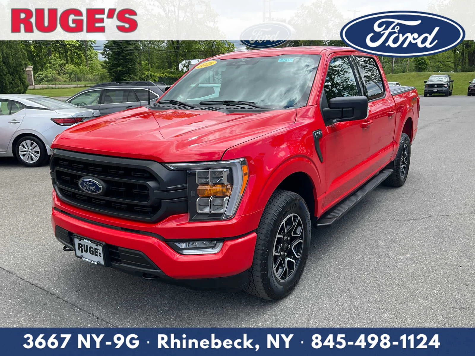 Used 2023 Race Red Ford XLT image 3
