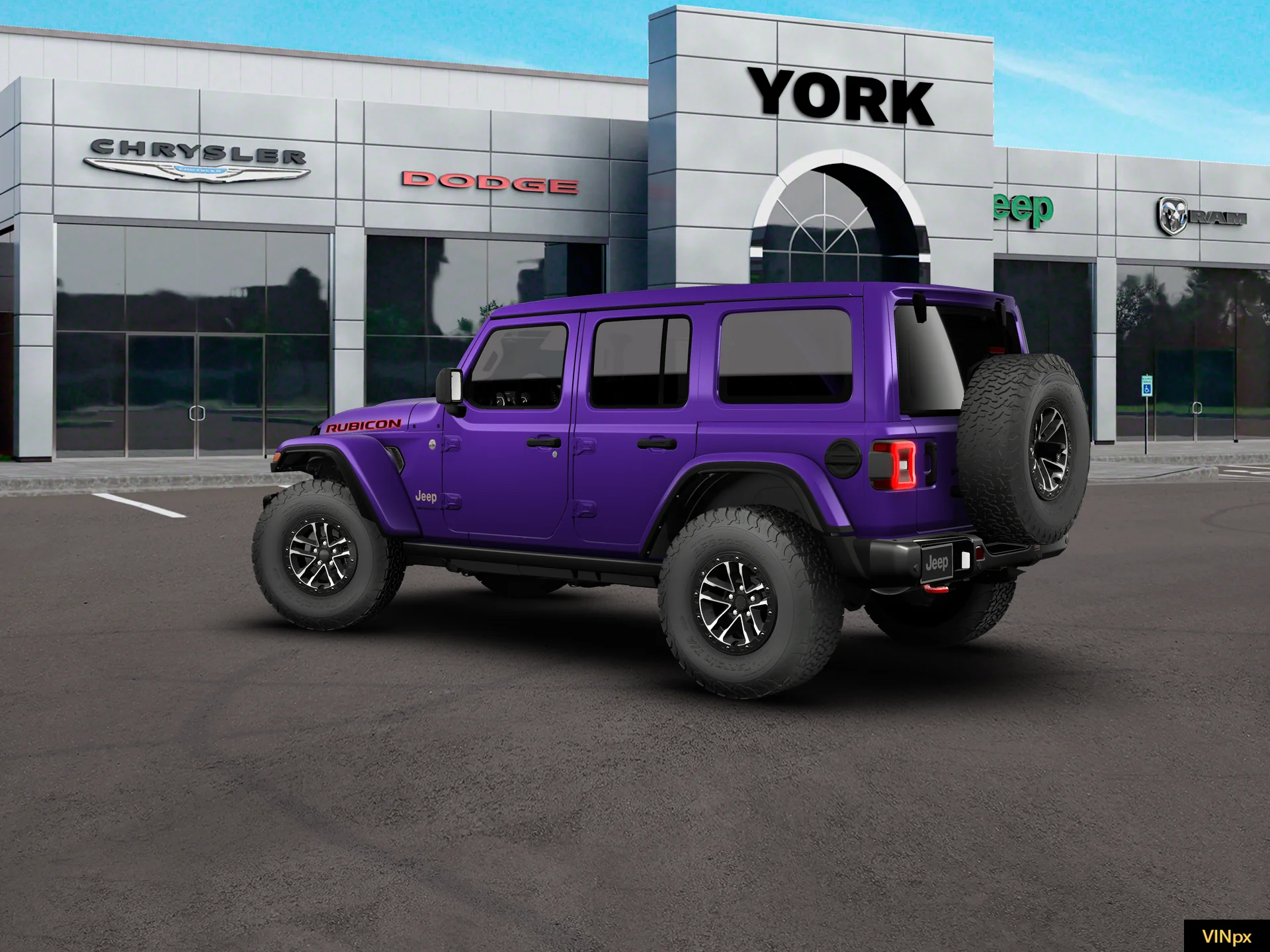 New 2026 Reign Exterior Paint Jeep Rubicon X image 4