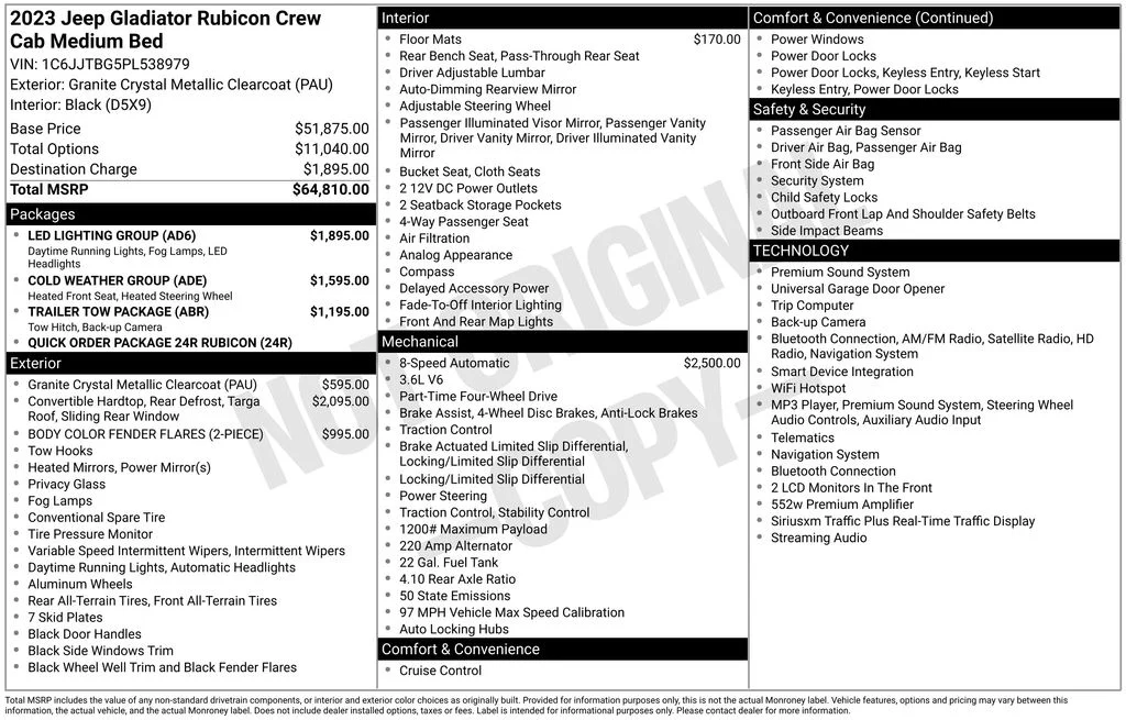 Used 2023 Gray Jeep Rubicon image 10
