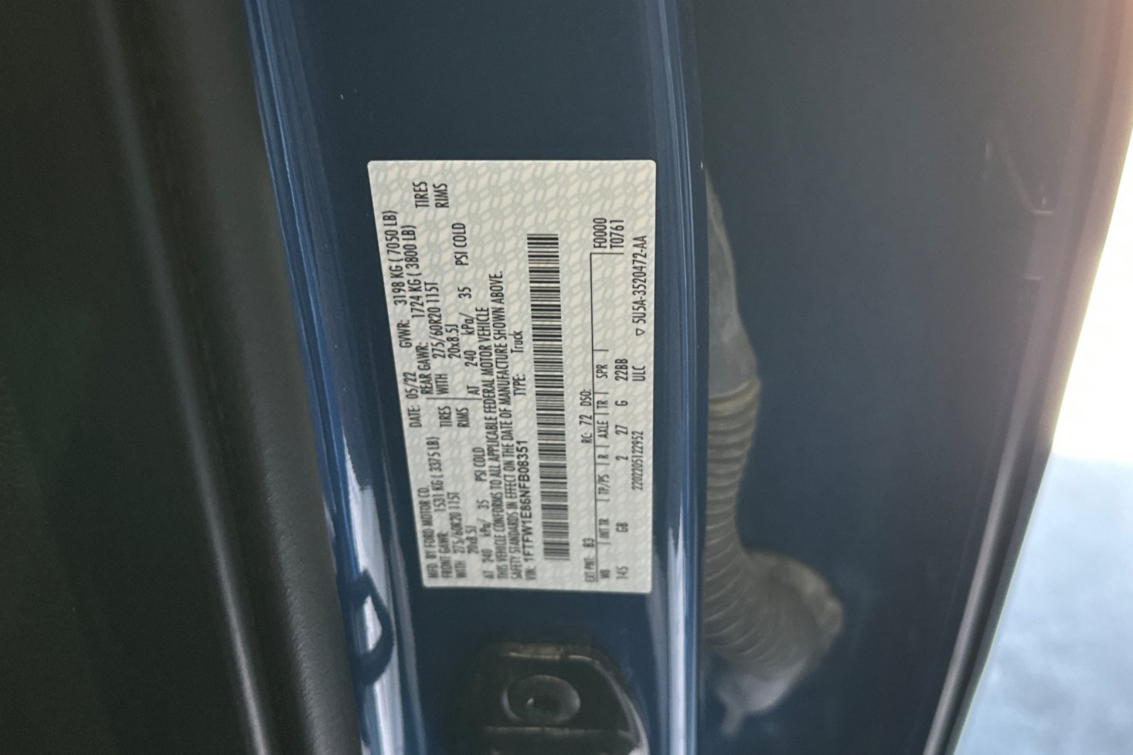 Used 2022 Blue Ford  image 27