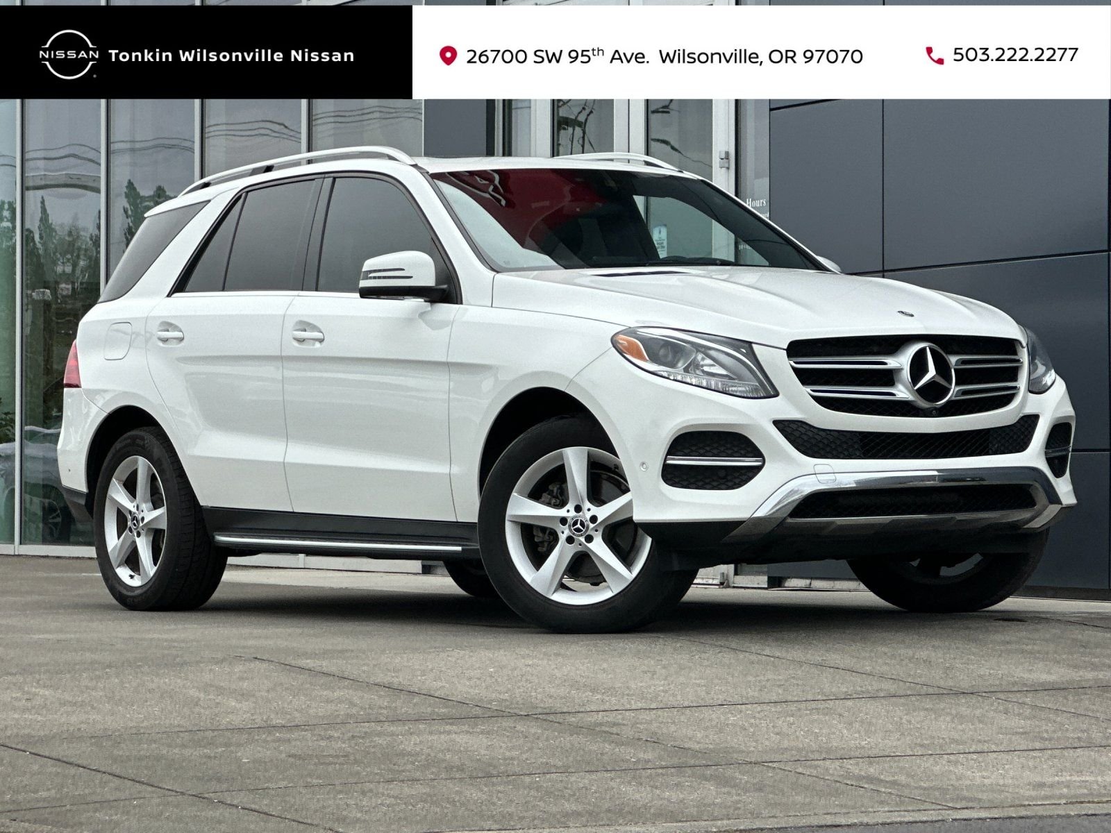 Used 2018 White Mercedes-Benz GLE 350 image 1