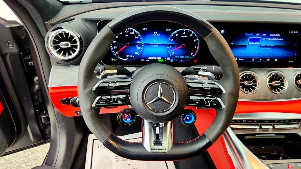 Used 2023 MANUFAKTUR Graphite Grey Magno Mercedes-Benz AMG® GT 43 4-Door Coupe w/ Nappa Leather & Driver Assistance Pkg image 13