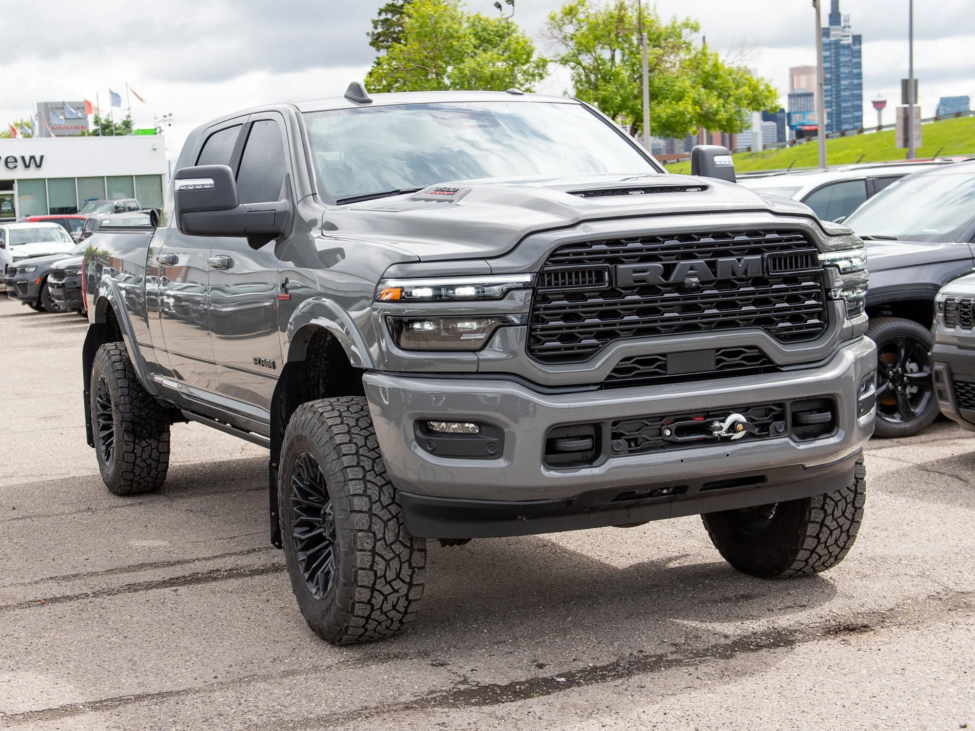 Used 2026 Grey RAM Limited* Mega Cab, 5 Inch Lift, 37s, Winch, Fuel Wheels image 12