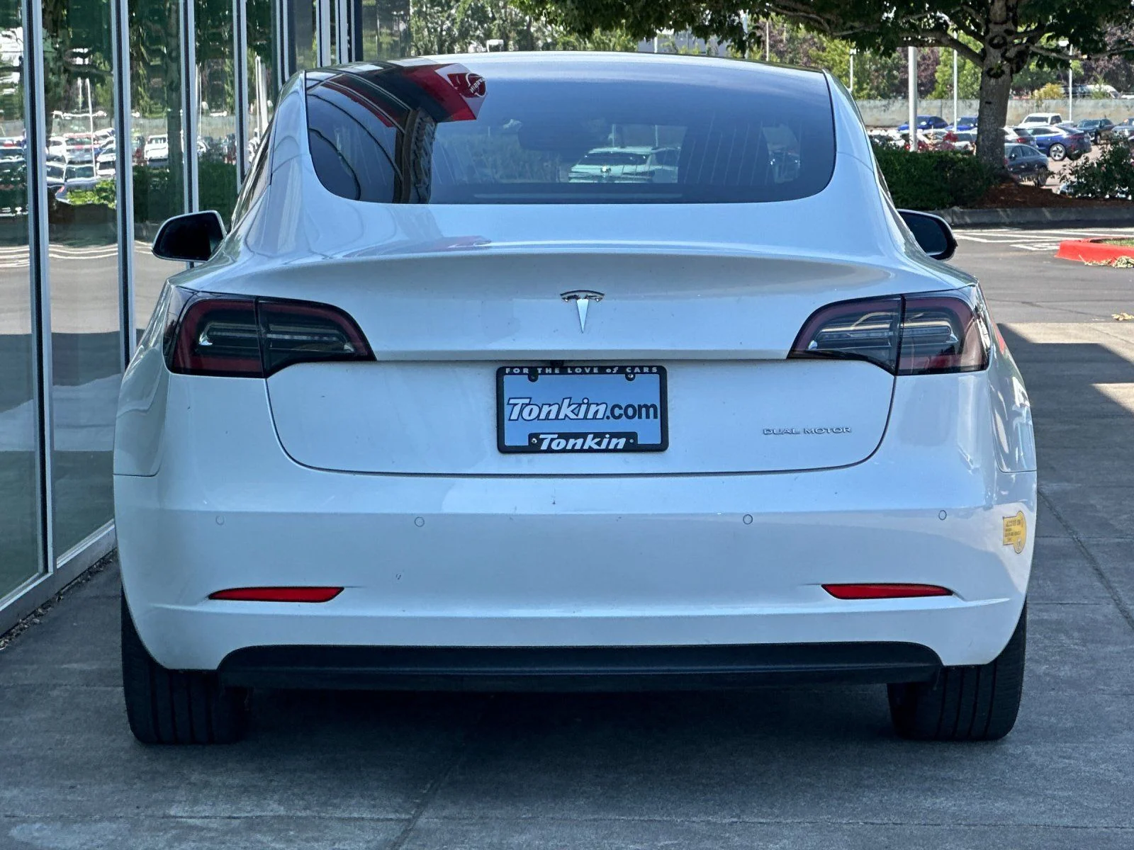 Used 2020 Pearl White Multi-Coat Tesla Long Range image 4