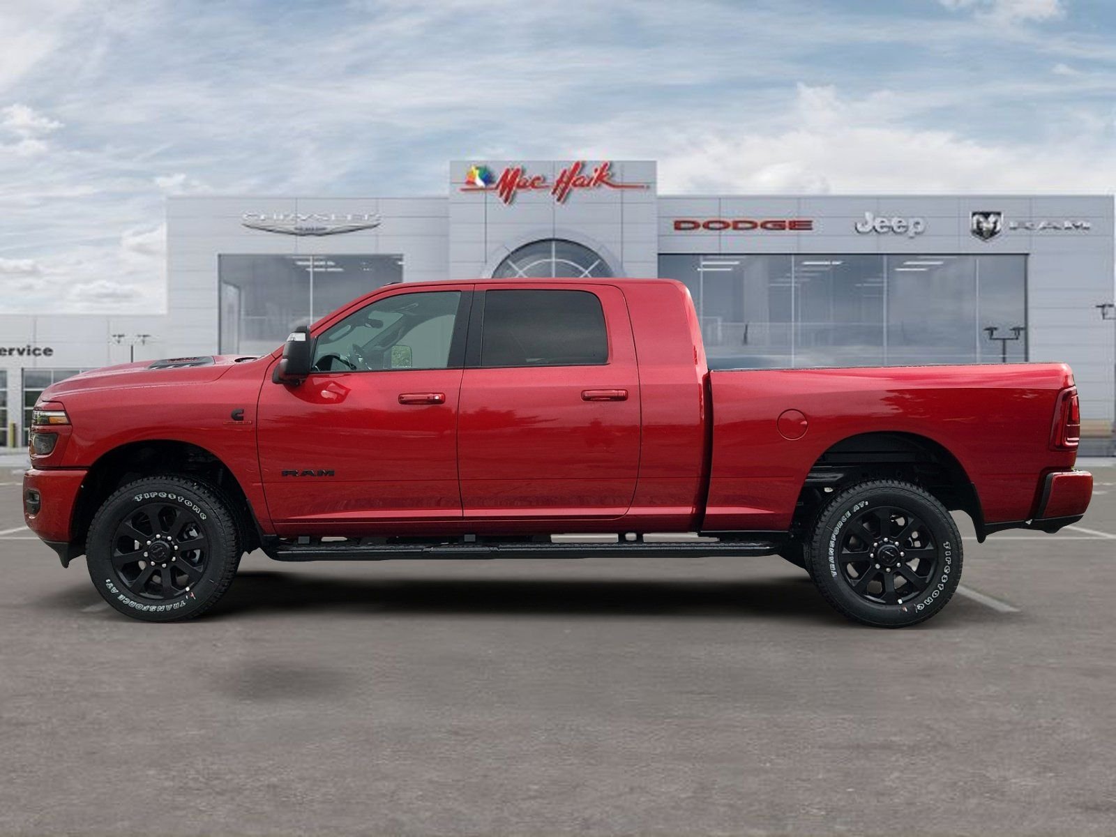 New 2026 Molten Red Pearl-Coat Exterior Paint RAM Laramie image 2