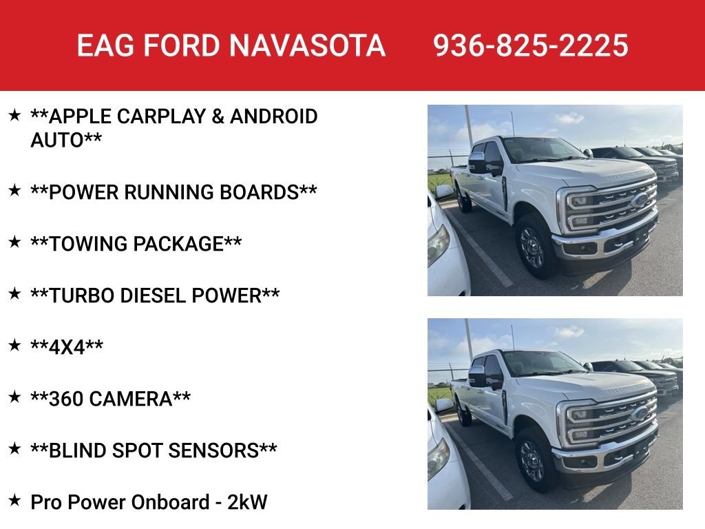Used 2024 Star White Ford Lariat image 3