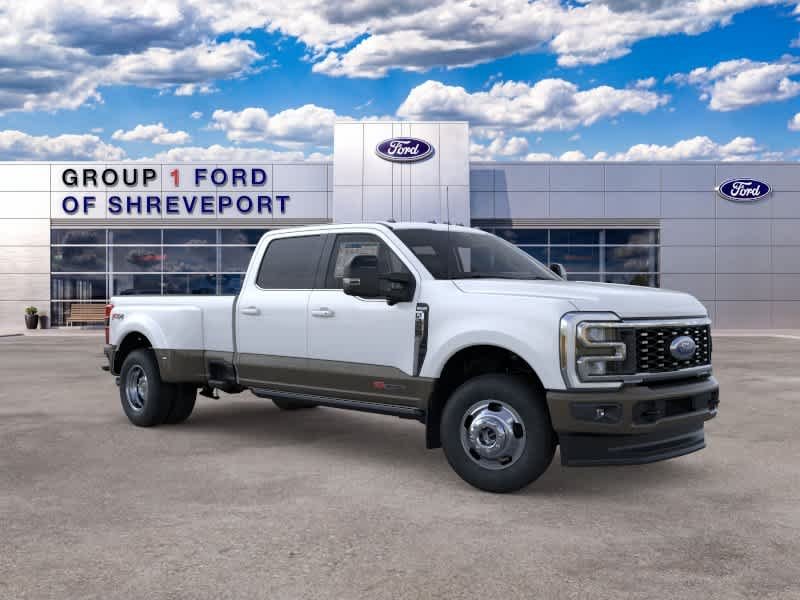 New 2026 Star White Metallic Tri-Coat/Marsh Gray Ford King Ranch image 7